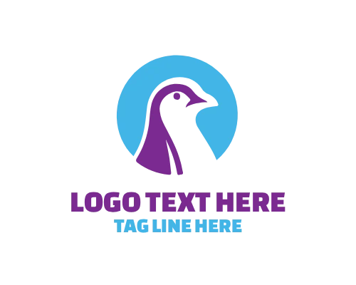 Outline Quail Icon Logo