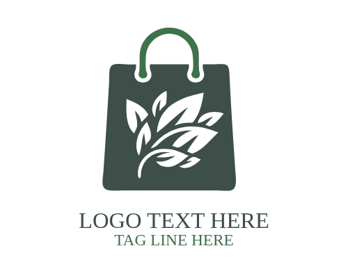Outline Shopping Bag Logo