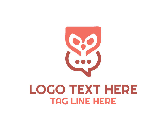 Owl Chat Compass Logo