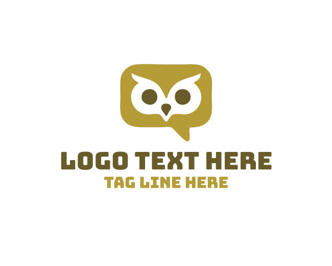 Owl Chat Spark Logo
