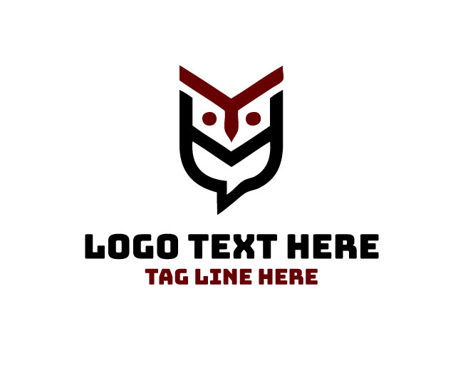 Owl Chat Wave Logo