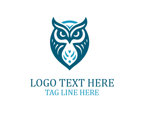 Owl Forest Night Logo