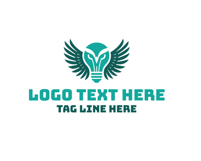 Owl Lightbulb Logo