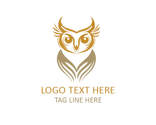 Owl Night Moon Logo for Mystical Branding