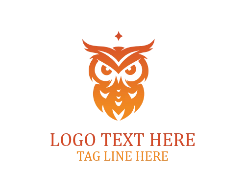 Owl Wing Circle Logo