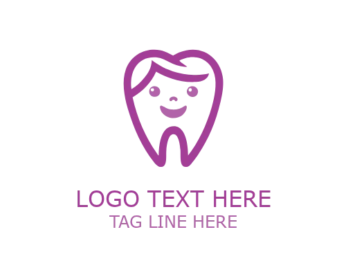 Paediatric Dentistry Smile Logo for Children Dental Care Clinics