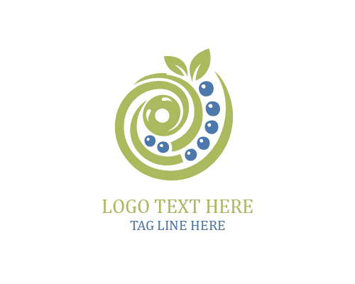 Palm Leaf Açaí Logo