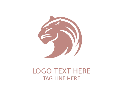 Panther Circle Badge Logo