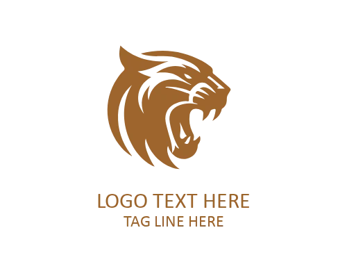 Panther Profile Outline Logo