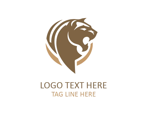 Panther Silhouette Logo