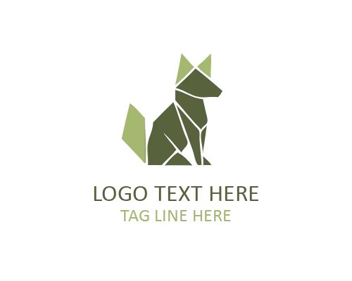 Paper Animal Cutout Logo