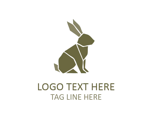  Paper Art Animal Icon Logo