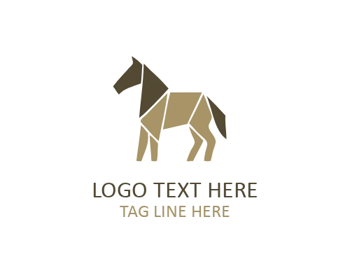Paper Art Creature Icon Logo