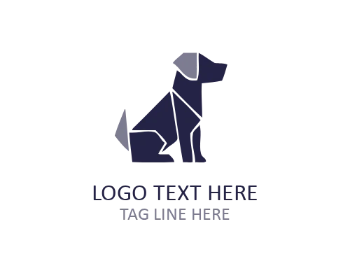 Paper Fold Art Animal Logo