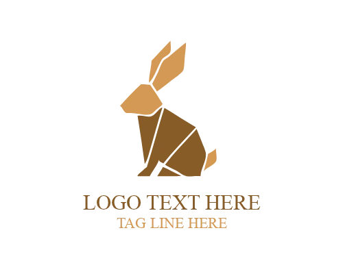 Paper Layer Art Creature Logo