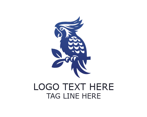 Parrot Circle Emblem Logo for Tropical Branding, Wildlife Identity, and Premium Visual Systems