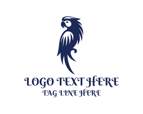 Parrot Flying Vibrant Logo