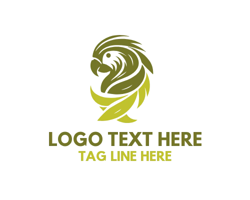 Parrot Perched Branch Logo
