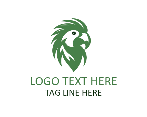 Parrot Tropical Landing Logo