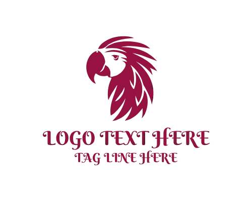 Parrot Tropical Style Logo