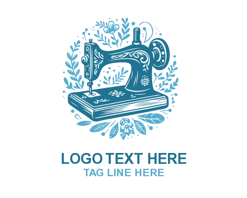Patchwork Sewing Logo