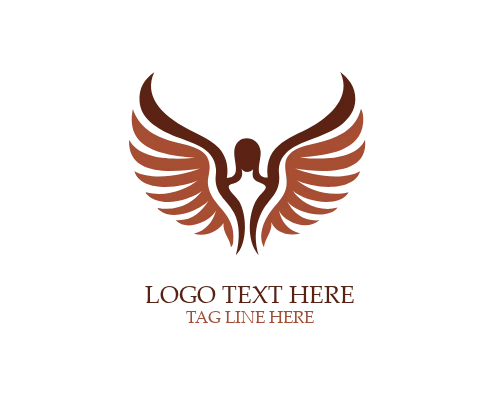 Peace Angel Wings Symbol