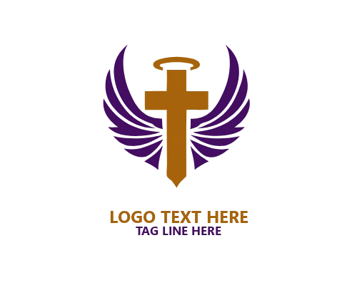 Peace Circle Cross Logo