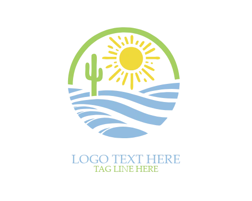 Peaceful Desert Logo