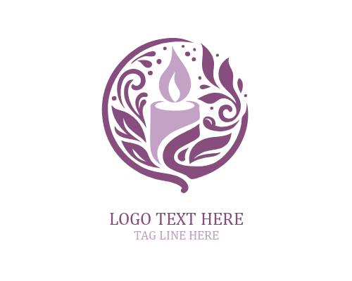 Peaceful Home Candle Logo