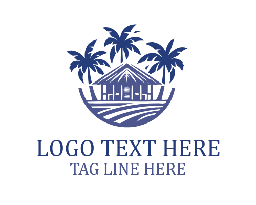  Peaceful Stay Hut Logo