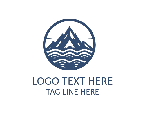 Peak Nature Logo for Organic Branding