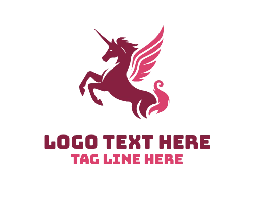 Pegasus Flight Symbol Logo