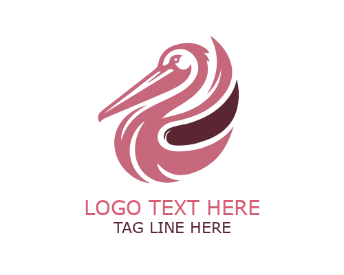 Pelican Skyline Logo for Coastal Cities, Travel, and Nature Brands