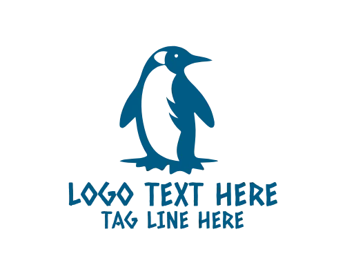 Penguin Character Logo