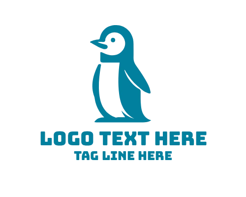 Penguin Cool Logo