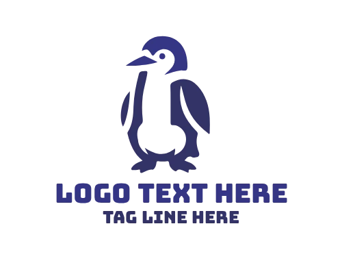 Penguin Cute Logo
