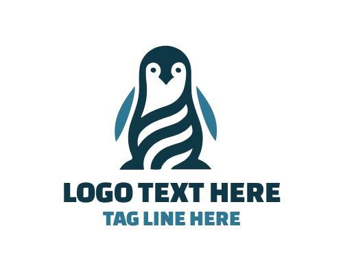 Penguin Family Logo