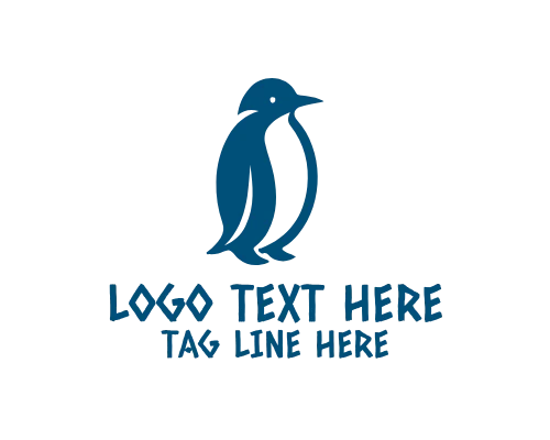  Penguin Ice Slide Friends Logo