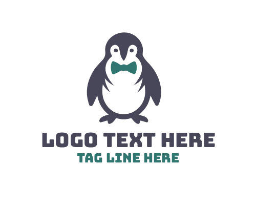 Penguin Snow Friends Logo