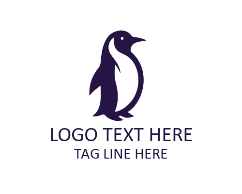 Penguin Snow Logo