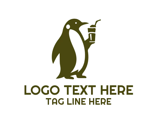Penguin Winter Fun Logo