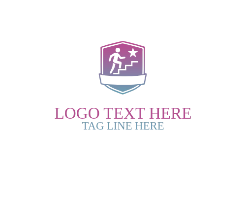 People Leadership Elegant Icon Logo