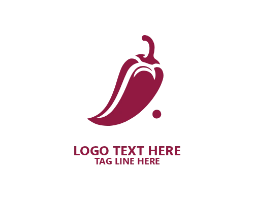 Pepper Outline Minimal Logo