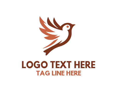 Perched Sparrow Logo