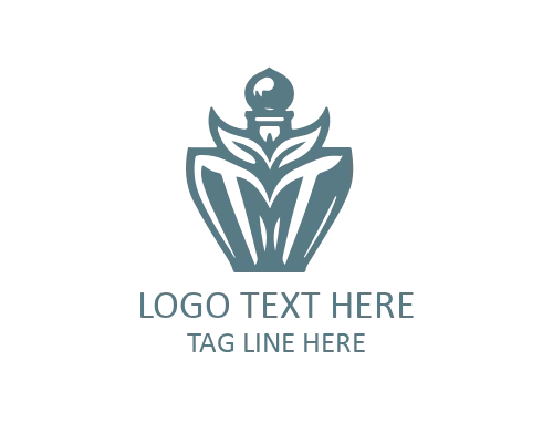 Perfume Bottle Logo for Beauty and Fragrance Brands