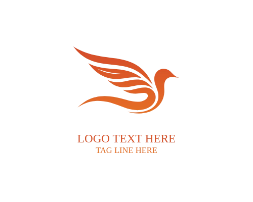 Pet Birds Heart Logo