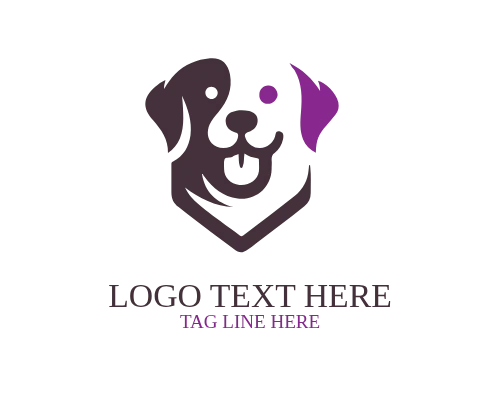 Pet Love Dog Logo