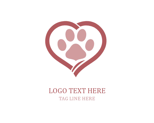 Pet Love Hug Logo