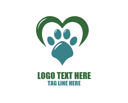 Pet Paw Friendly Logo
