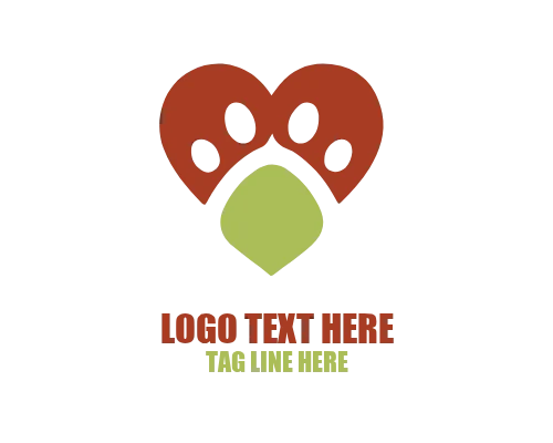 Pet Paw Love Care Logo